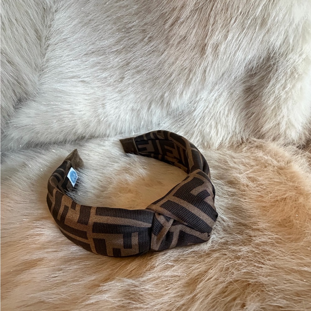 OG Fendi Logo Headband by Alice and Hops - Picture 2 of 2